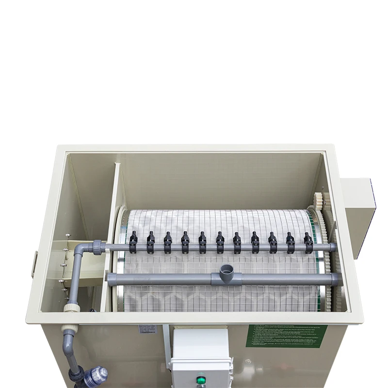QihangRAS Aquaculture Equipment 220v 110v Sea Water Fish Shrimp Farming Filtration Machine Micro Screen Rotary Drum Filter