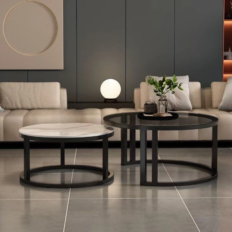 Coffee table slate new office coffee table reception room combination light luxury home living room