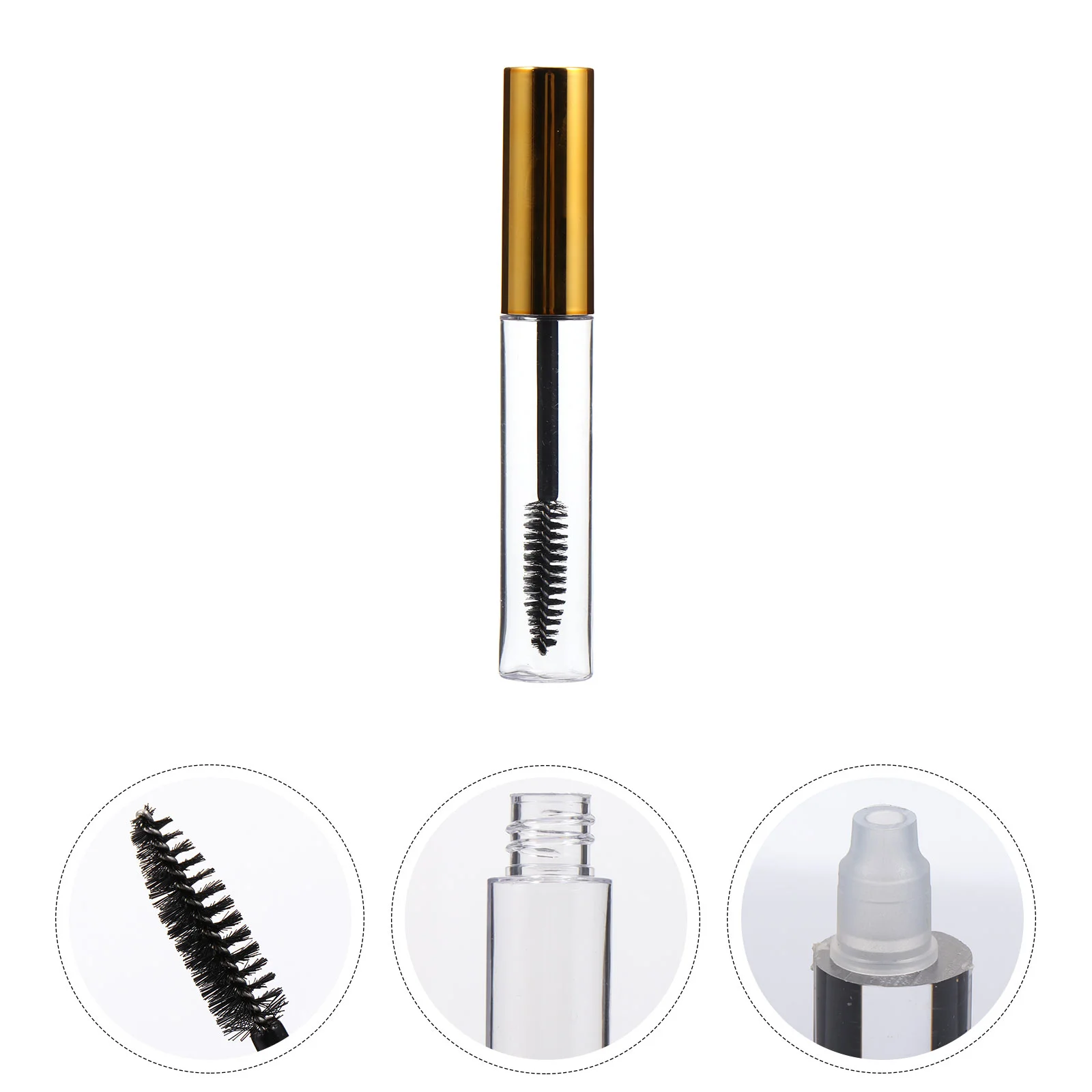 10 Pcs Eyelash Mascara Bottle Waterproof Dispenser Plastic Growth Liquid Container