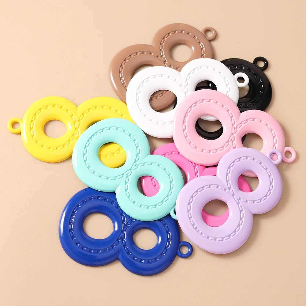 Tusember 5 Stück 51mm Niedliche Metall-Emaille 26 A-Z Alphabet Buchstaben Charms Anhänger für Schmuckherstellung Ohrringe Halsketten DIY Bastelarbeiten – Detail 12