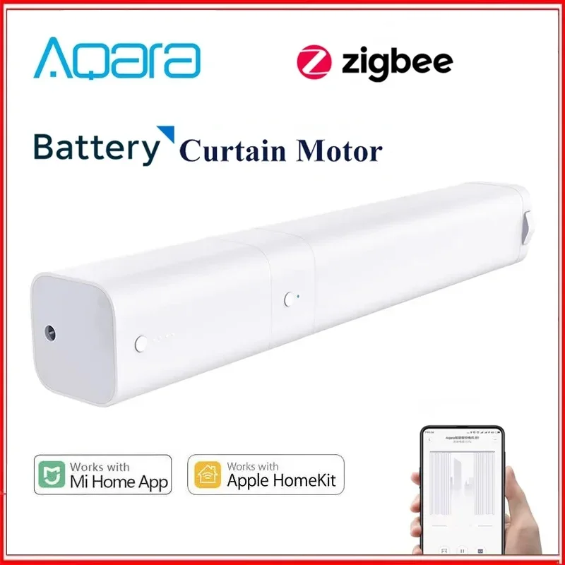 Original Aqara B1 Smart Curtain Controller Motor Wireless Timing Remote Control Smart Home Curtain Motor For Mi home HomeKit APP