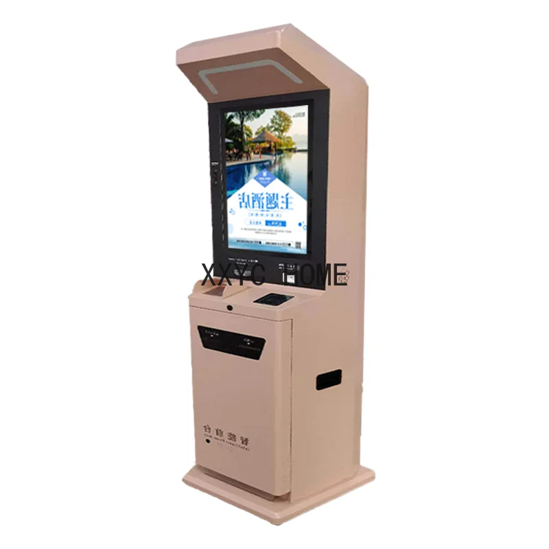 Zelfbetaling Kiosk Check-In Check-Out Scan Lezer Self Service Touchscreen Kiosk Afdrukken Kiosk Met Camera Voor Hotel