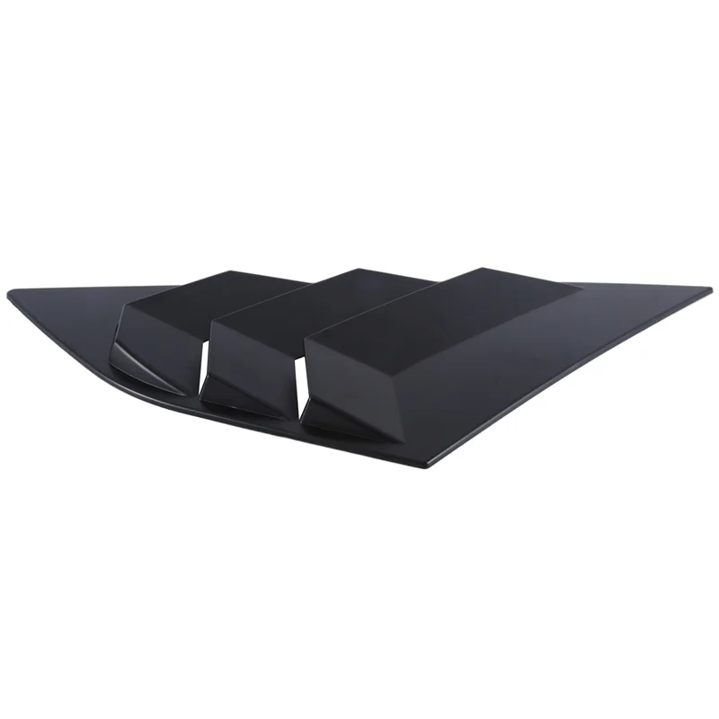 

High Quality Matte Black Rear Side Vent Quarter Window Louver Shutter Cover Replacement Parts For Ford Focus MK3 ST RS Hatchback