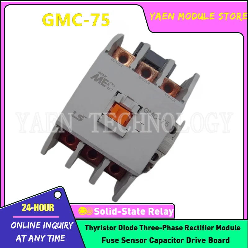 

AC contactor GMC-75 AC 220V AC 380V AC 110V AC 48V AC 36V AC 24V