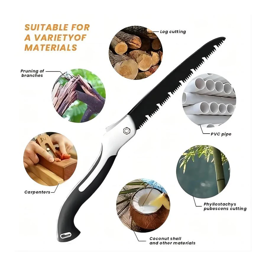 

Folding Hand Saw, Camping/Pruning Small Hand Saw Folding Manual Saw For Outdoor Logging Woodworking Gardening