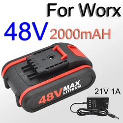 Newly 48V 18650 Lithium Battery 2000mAH Electric Tools Battery For Wireless Wrench Mini Chain Saw Electric Drill ect