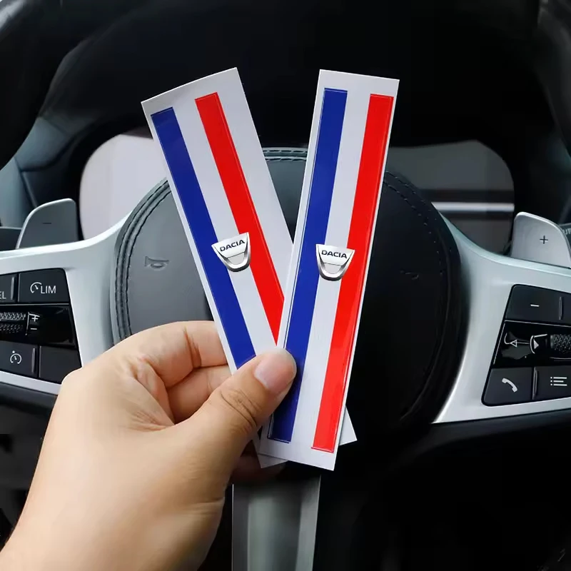 Dacia Steering Wheel Alignment Marker Stickers Car Accessories For Dacia Sandero Stepway Duster Logan MCV Jogger Bigster Spring