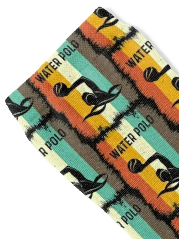 Vintage Retro Water polo Socks Climbing sheer gift professional running Male Socks Women's