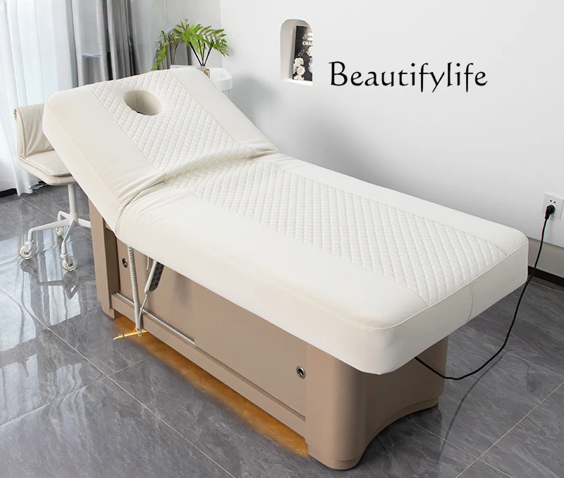 Beauty salon air pressure massage electric beauty bed constant temperature heating massage treatment bed