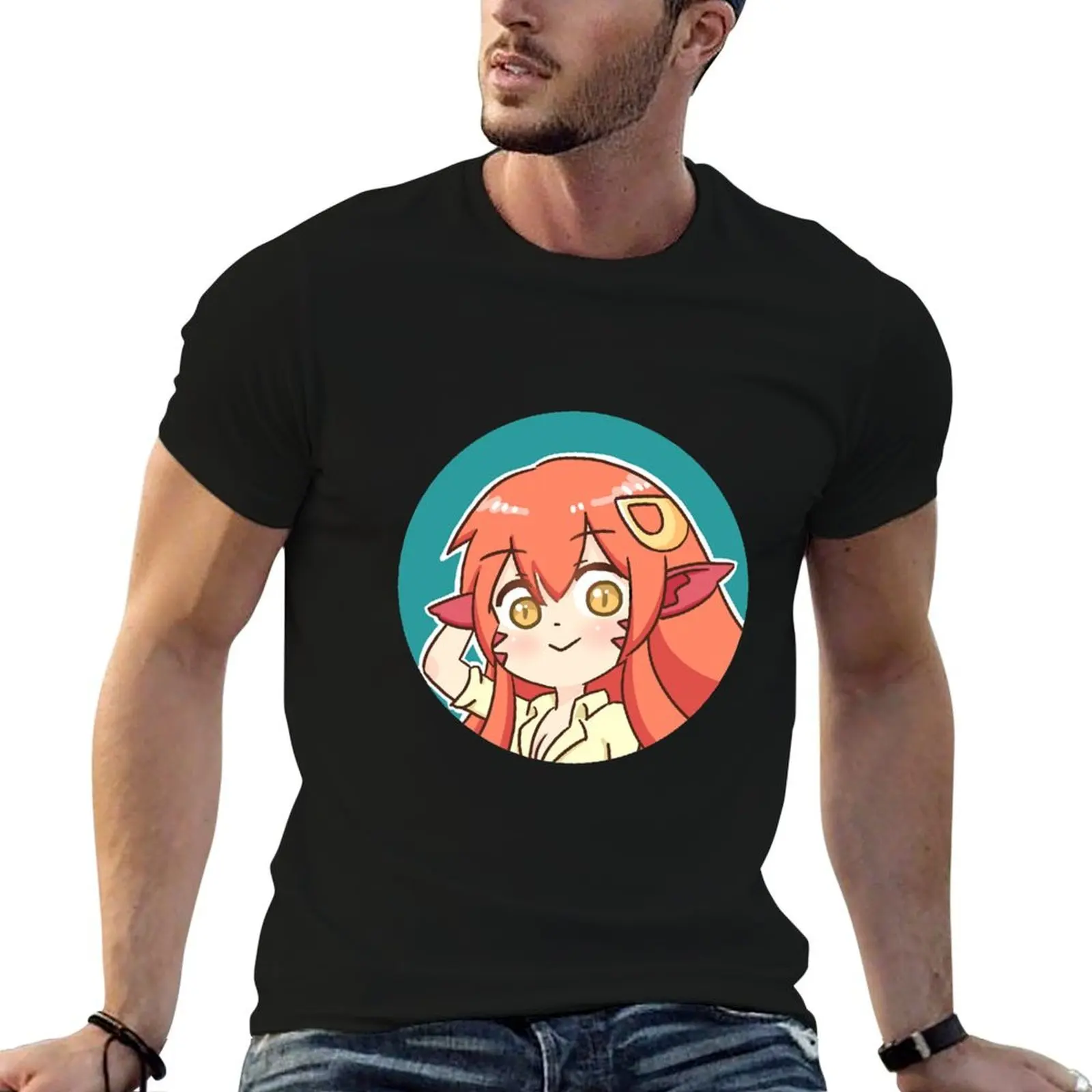 

Monster T-Shirt Miia designer musume for t man slim shirts man shirt fit t