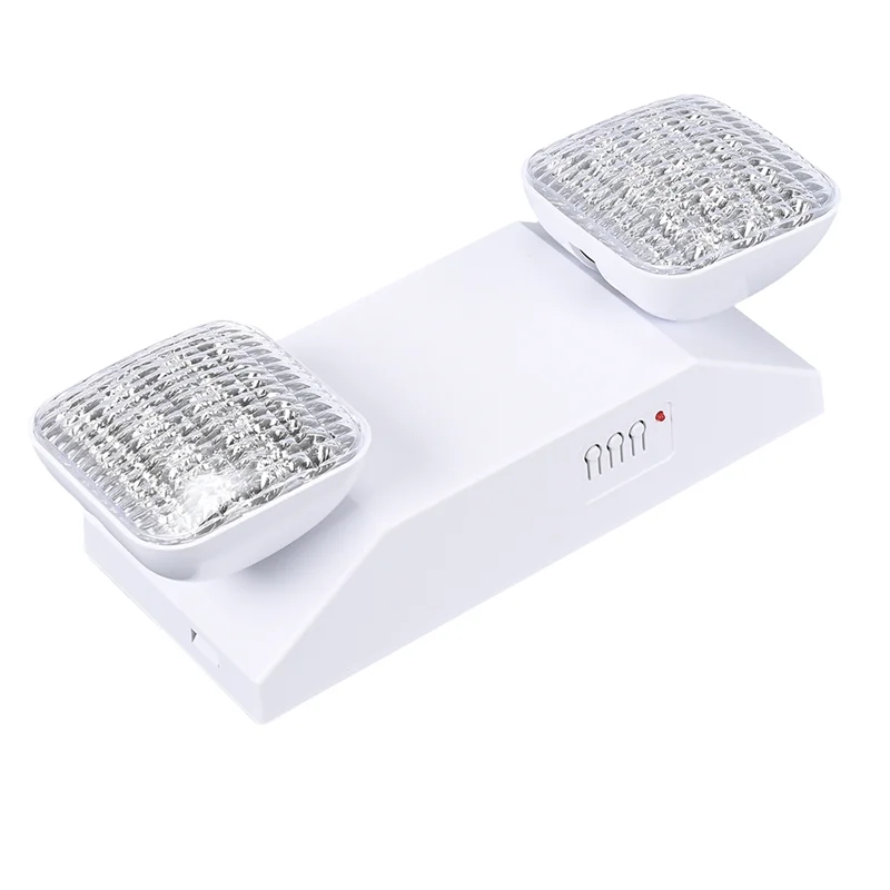 EU2C M6 LED Emergency Light Commercial Use 2 Lamps 90-Minute Battery Backup Power