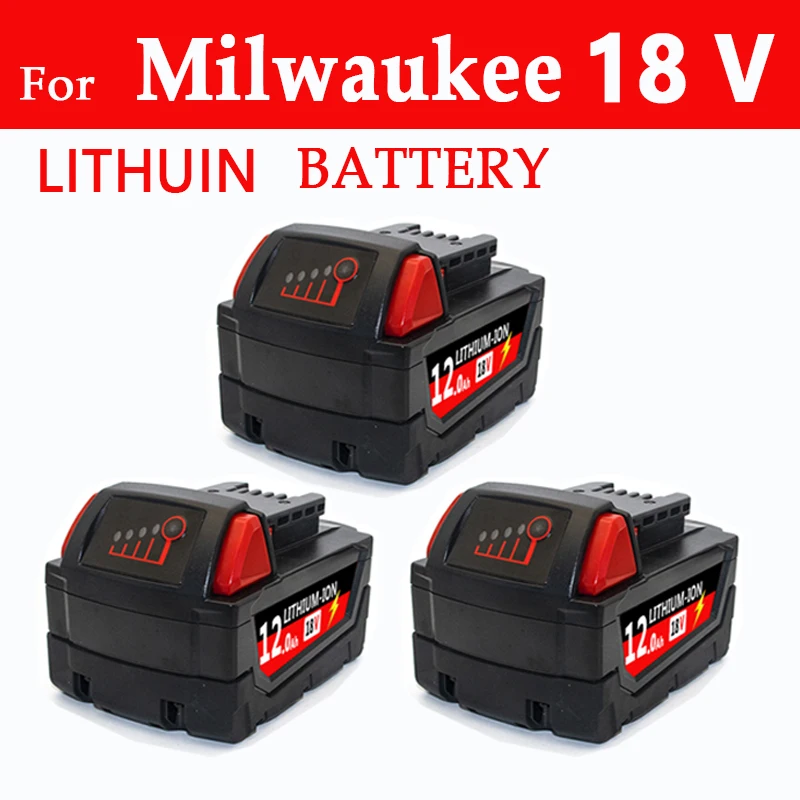 Original 18V 12.0Ah/9.0Ah For Milwaukee M18 battery 2604-20 48-11-1815 48-11-1850 2604-22 2708-22 2607-22 power Tools Battery