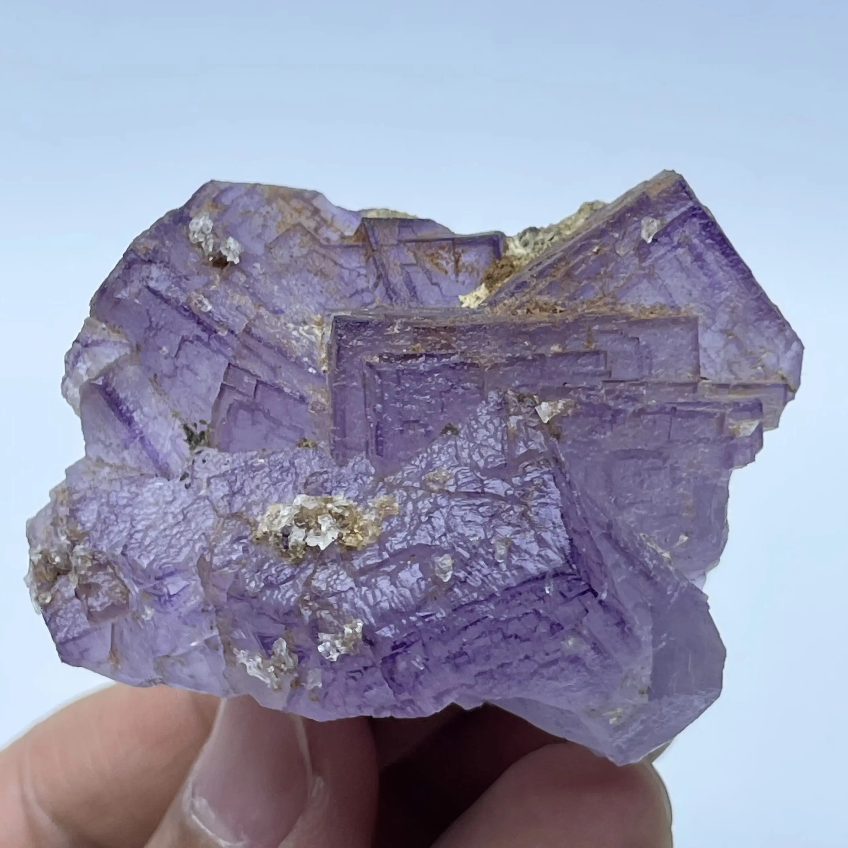 natural Zhejiang Fluorite Crystal ore mineral specimen healing stone quartz for home decor and teaching