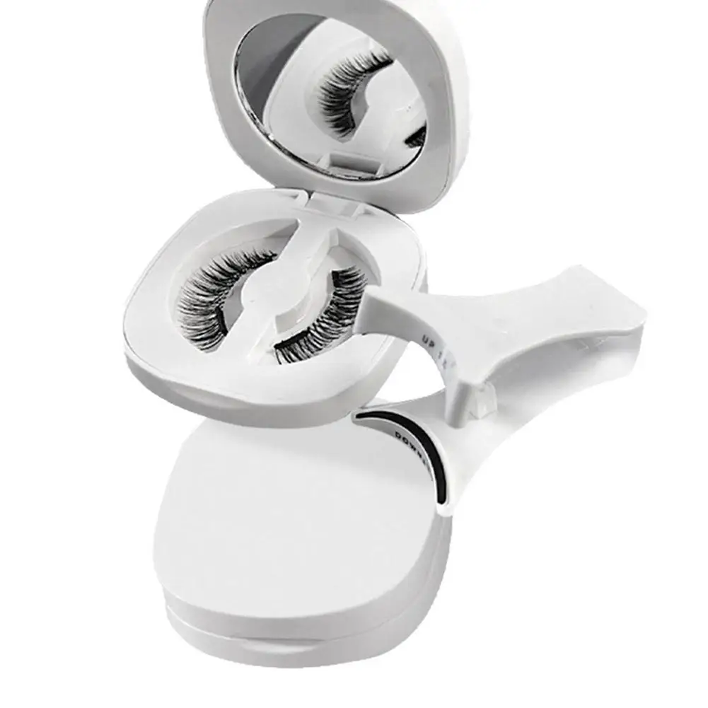 Cils magnétiques réutilisables ailés magnétiques 3D cils de vison longue durée aucune colle nécessaire faux cils avec pince à épiler maquillage nouveau