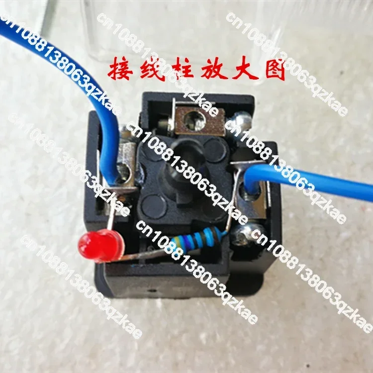 Hydraulic solenoid valve plug 24V DIN43650 rectifier with light 250V 380V 10A 220 MPM