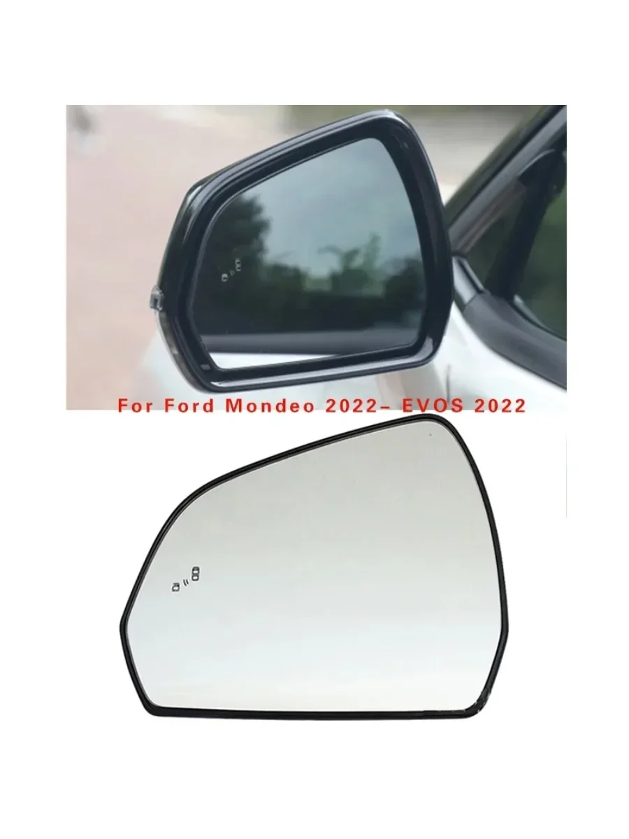 

Auto Left Right Heated Blind Spot Warning Wing Rear Mirror Glass For Ford Mondeo 2022- EVOS 2022-2023