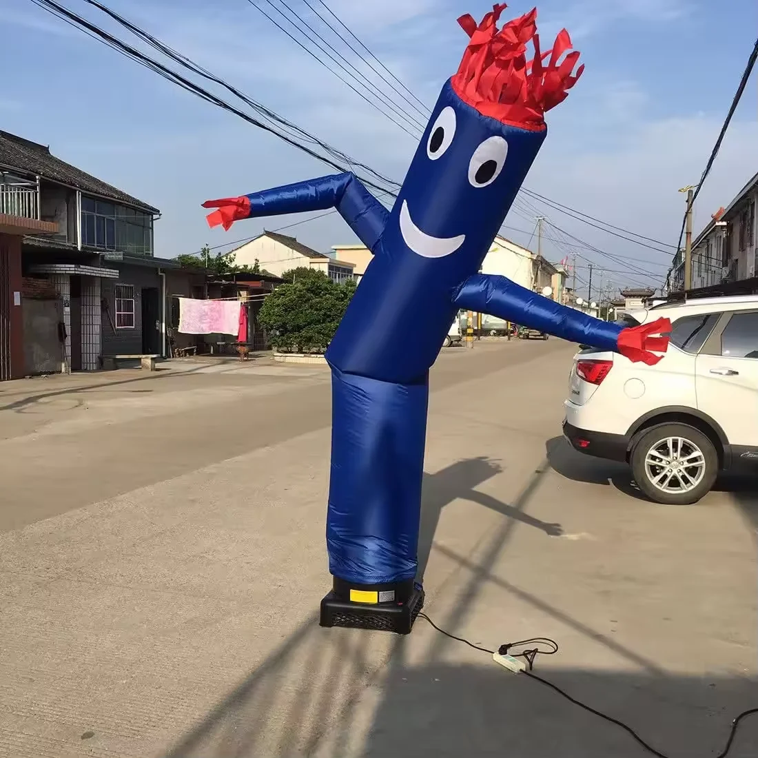 Custom Sky dancers Welcome air dancer inflatable wave man air dancer for advertising