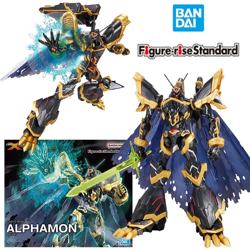 

Bandai Figure-Rise Standard Amplified Alphamon Digital Monster 20Cm Original Action Figure Model Assemble Toy Gift Collection