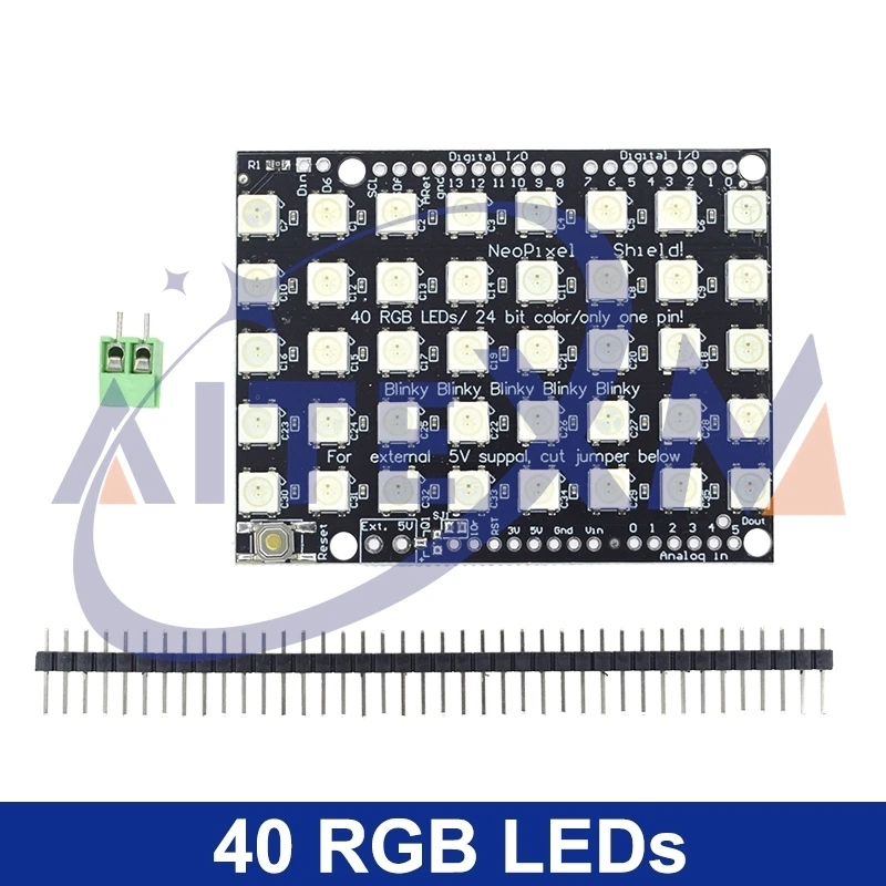 Ws2812 módulo 5050 rgb 4x4 8x8 16x16 4/16/25/36/40/64/81/100/256 led matriz embutida lâmpada colorida de condução para arduino