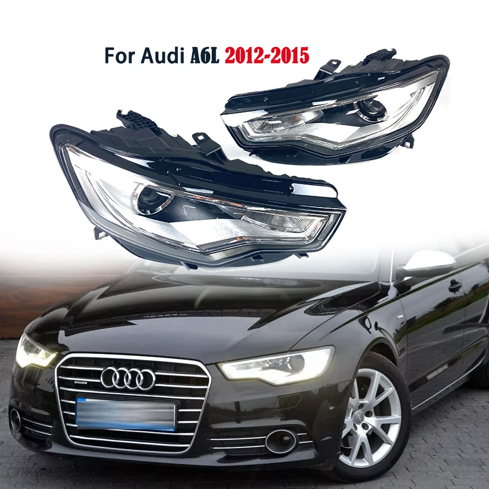 Fit For Audi A6 C7 Headlight 2012 2013 2014 2015 Audi Xenon Headlamp AFS Plug And Play Front Headlight Upgrade And Modification