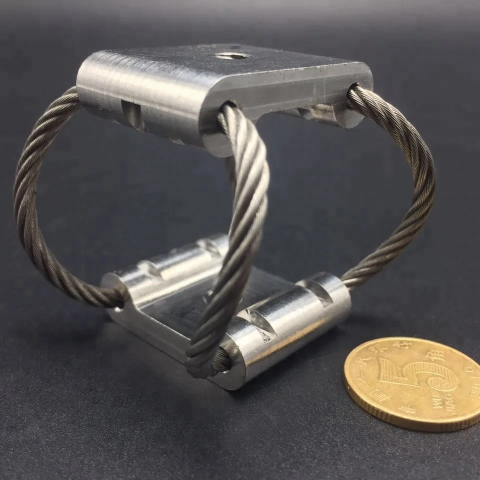 Penstabil Gimbal Kamera Indah Drone Helikopter Isolator Getaran Kamera Baja Tahan Karat GR4 Isolator Getaran