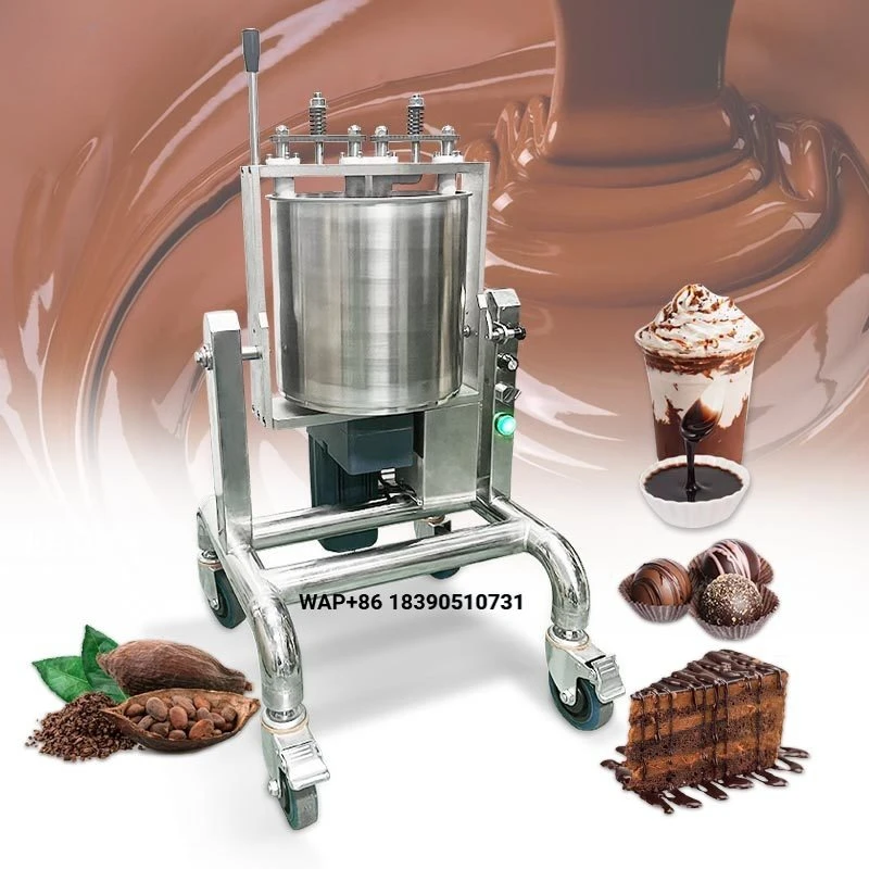 7 Kg Premier Melanger Hold Tank Refiner Cocoa 5kg Wet Stone Mill Grinder Chocolate Machine for Chocolate
