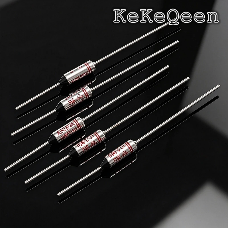 100pcs BF192 10A 250V BF92-I 125V Temperature Fuse BF192X 16A 250V BF73 - BF257 Degrees TF 192 Degc RY192 Original Authentic
