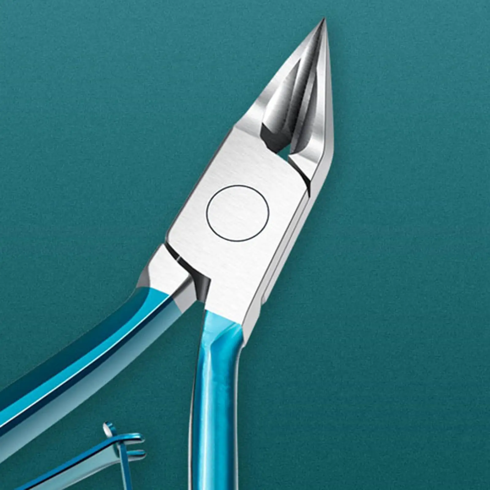 두꺼운 손톱용 발톱깎이 스테인리스 스틸 미끄럼 방지 손잡이 네일 니퍼 트리트먼트 커터 살롱 홈 매니큐어용