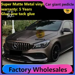 Super matte metallic Obsidian Lime Vinyl Wrap For Car Wrapping Covering Foil Air Bubble Free Low Tack Glue152*18M/Roll 5x59ft