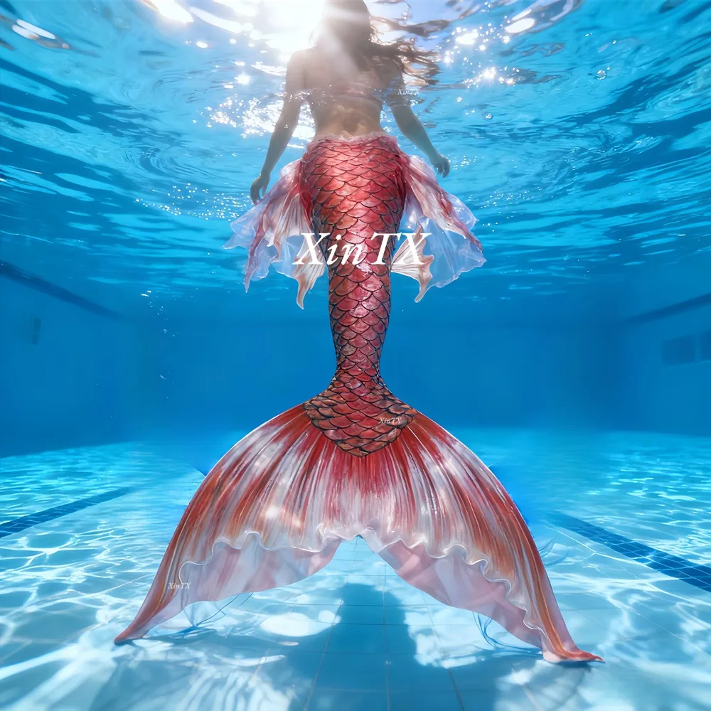 

Professional Mermaid Tail Lifelike Mermaid Costume for Aquarium Swimming Halloween Cosplay Made of Elastic Fabric 2026 New