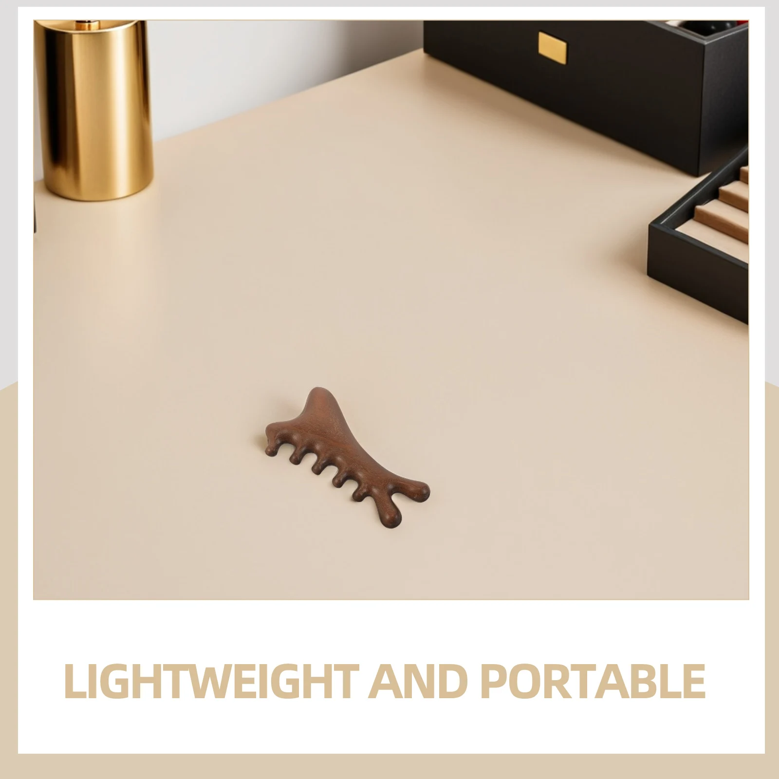 2 個ワイド歯サンダルウッドマッサージコーム天然木頭皮マッサージャーヘッドツボリリーフヘアスタイリングツール木製頭皮マッサージャー