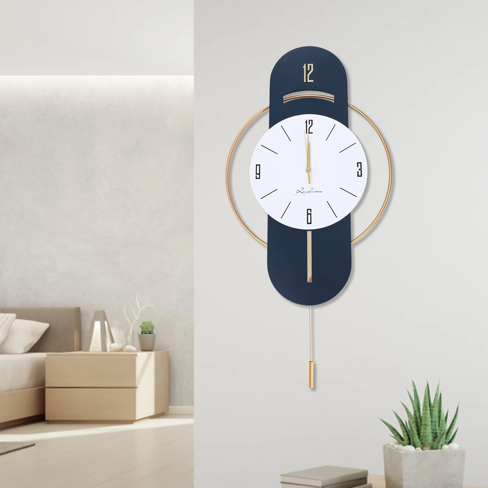 

Large Wall Clocks Modern Silent Decoration Wall Clock Big Wall Clock Battery Operated For Kitchen Bedroom Living Room Office