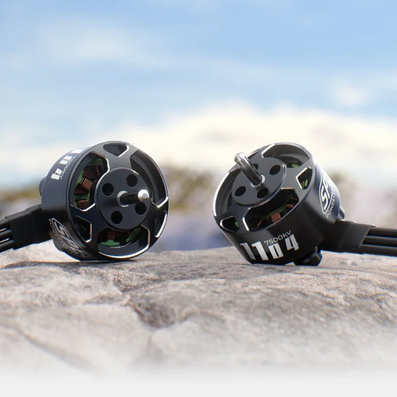 

GEPRC SPEEDX2 1104 7500 KV Motor for 1.6" to 2.2" FPV Racing Drone - High Performance Brushless