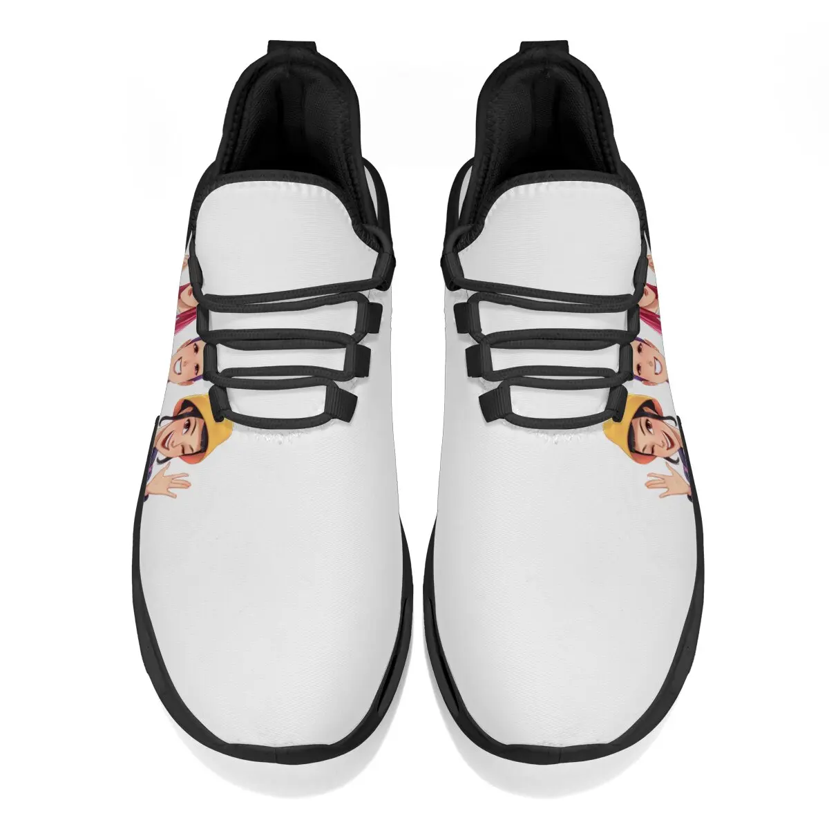 

Witch Hunter Team's Pattern Design Parent-child Shoes Are Large-sized Color-blocking Lightweight Soft-soled with Flying Weave