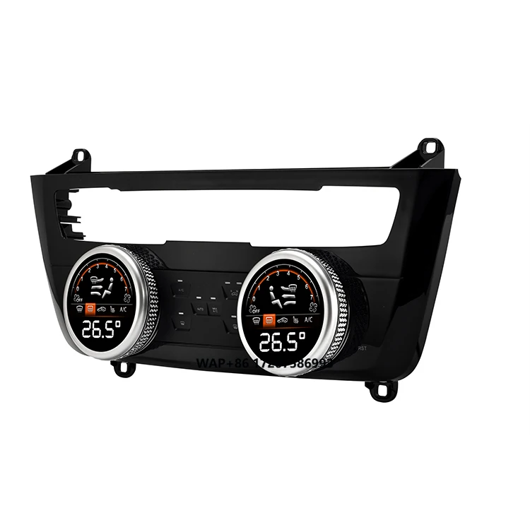 

Car Air Conditioner Touch Screen Digital Aircon AC Panel for With Knob Control