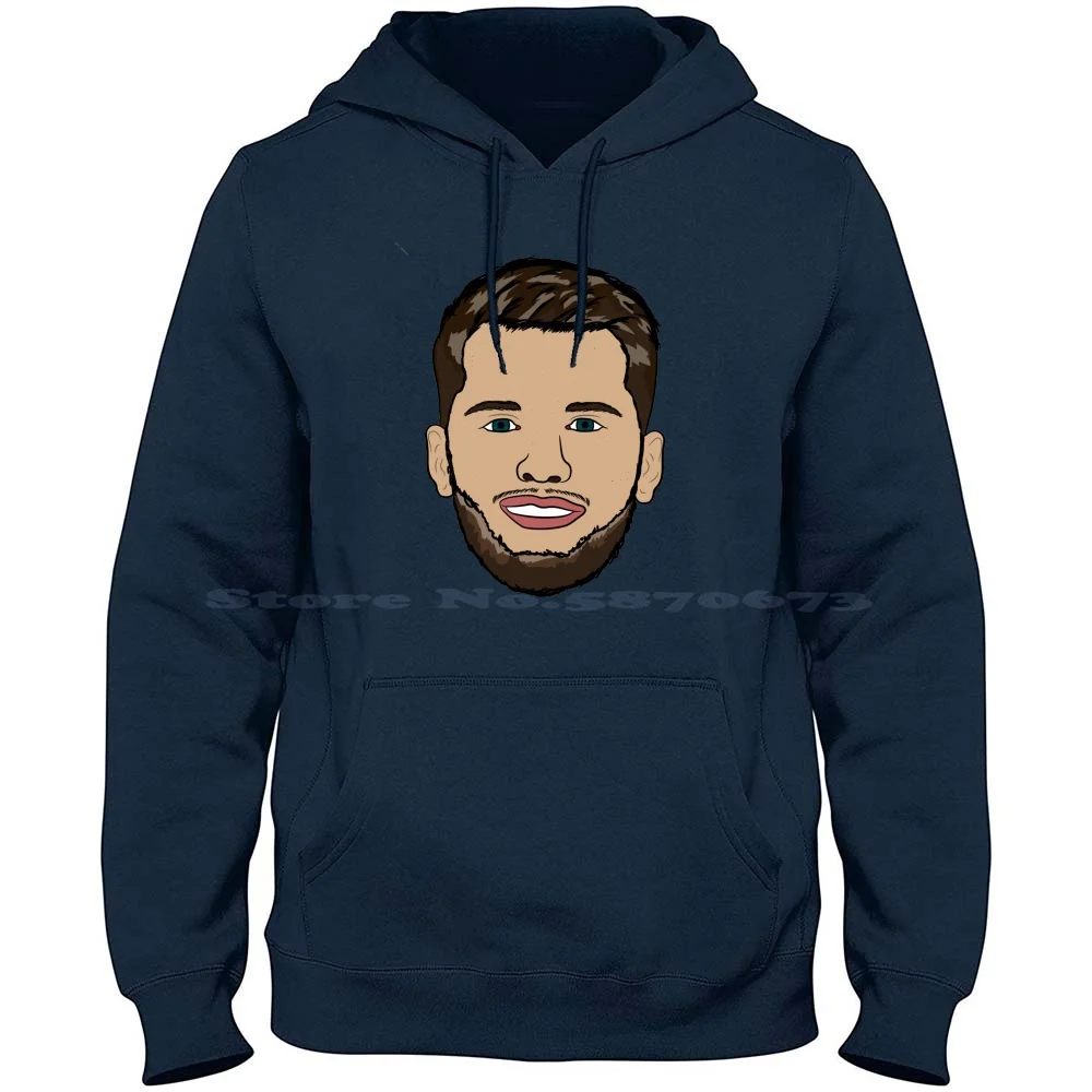 Luka 100% Cotton Hoodie T Shirt Luka Doncic Basketball Dallas Dirk Euro Trae Young Mavs Hoops