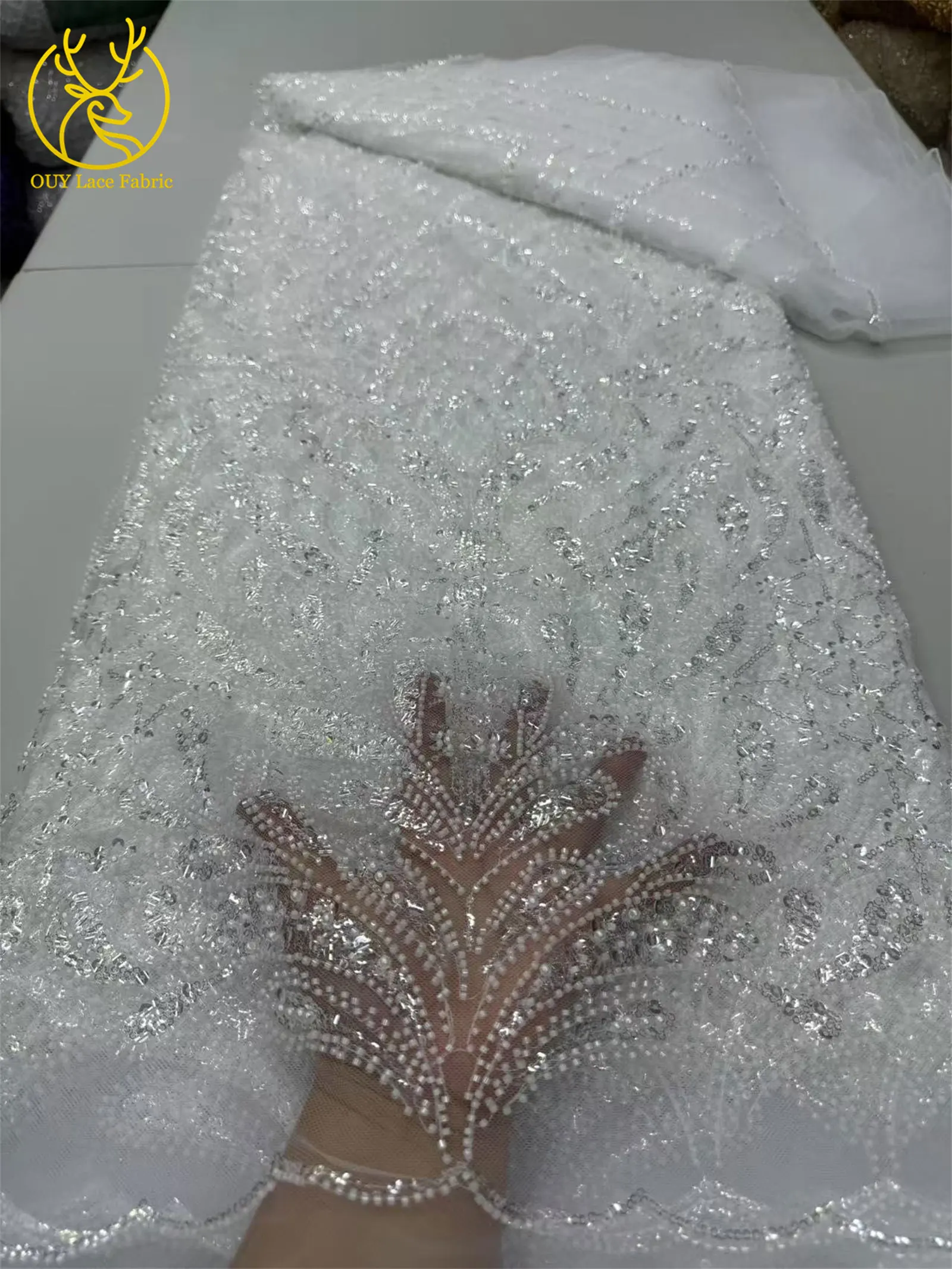 دانتيل مطرز أفريقي عالي الجودة 2025 جودة عالية نيجيري ترتر شبكي دانتيل فرنسي قماش تول لخياطة فساتين الحفلات