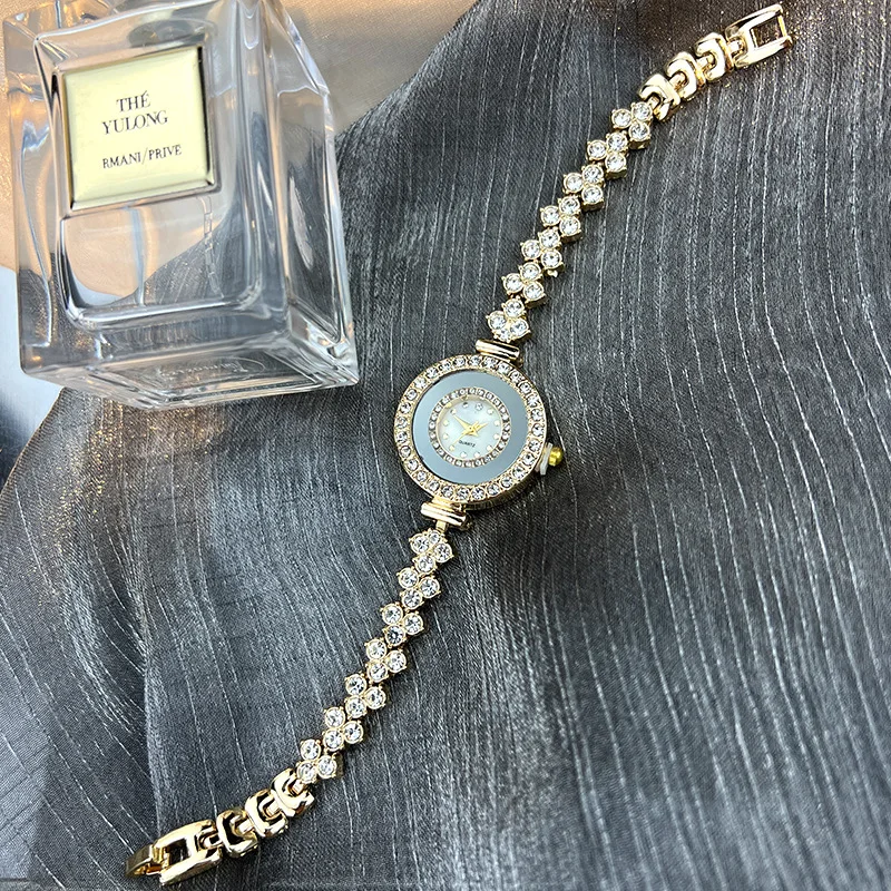 

Женские часы, роскошные часы со стразами, циферблат, простой ремень из сплава, кварцевые часы для женщин, женские наручные часы Reloj Para Mujer