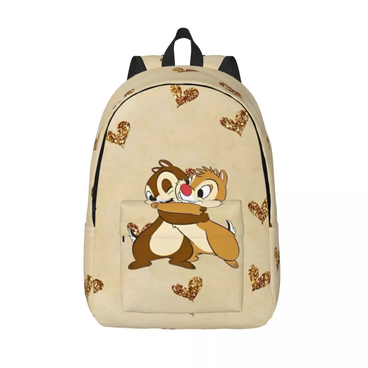 

Милый рюкзак Chip 'n' Dale для мужчин и женщин, студенческий подростковый деловой рюкзак, холщовые сумки для ноутбука, подарок