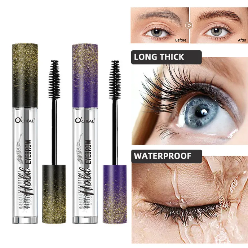 Eyelash Setting Gel Colorless Transparent Wild Eyebrow Gel Eyebrow Setting Liquid Waterproof and Anti Sweating Mascara