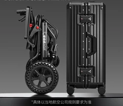 Ultra-light wheelchair folding scooter pushes the elderly special medical treatment with the same shock-absorbing elderly simple