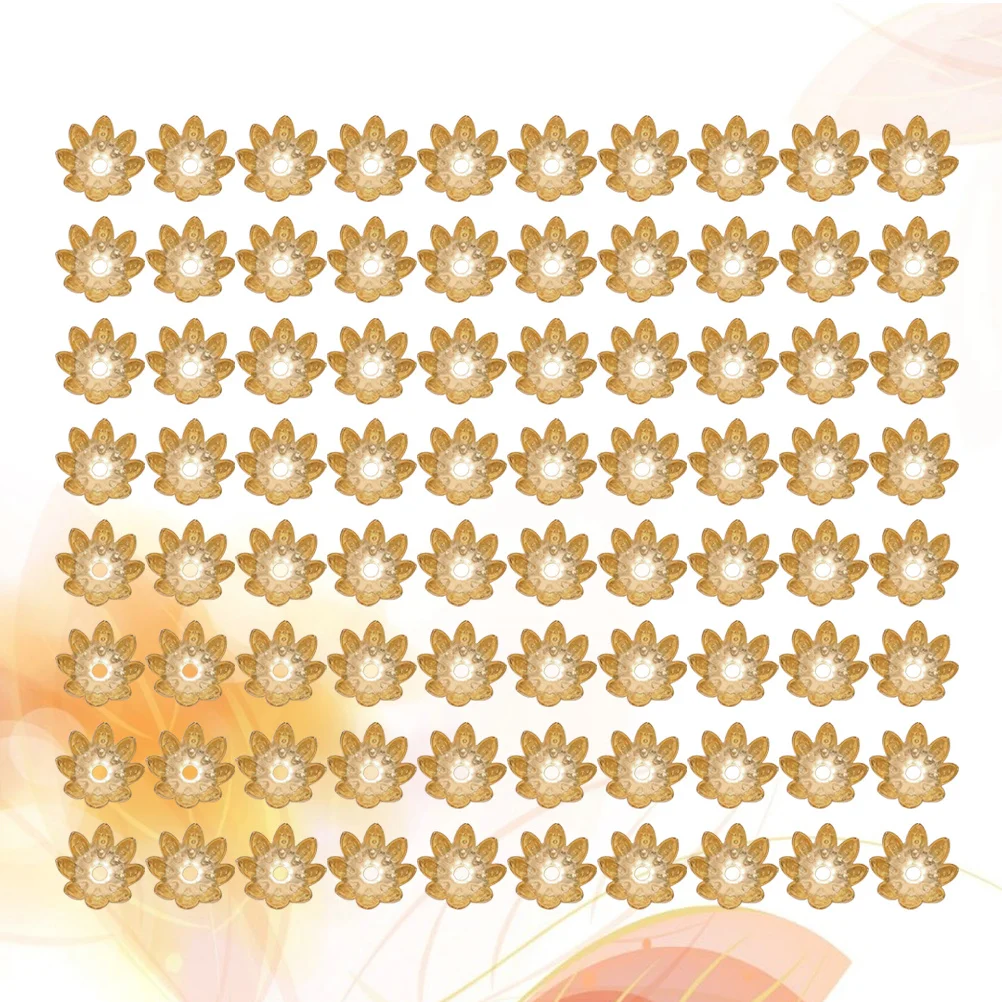 

500 шт. металлических колпачков-цветочков 10 мм, высококачественная работа, фурнитура для рукоделия, для изготовления ожерелий, браслетов, цепочек на ногу, уникальный шарм