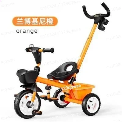 Children's Tricycle Baby Bike 1-3-5 Year Old Baby Walking Artifact Child Trolley