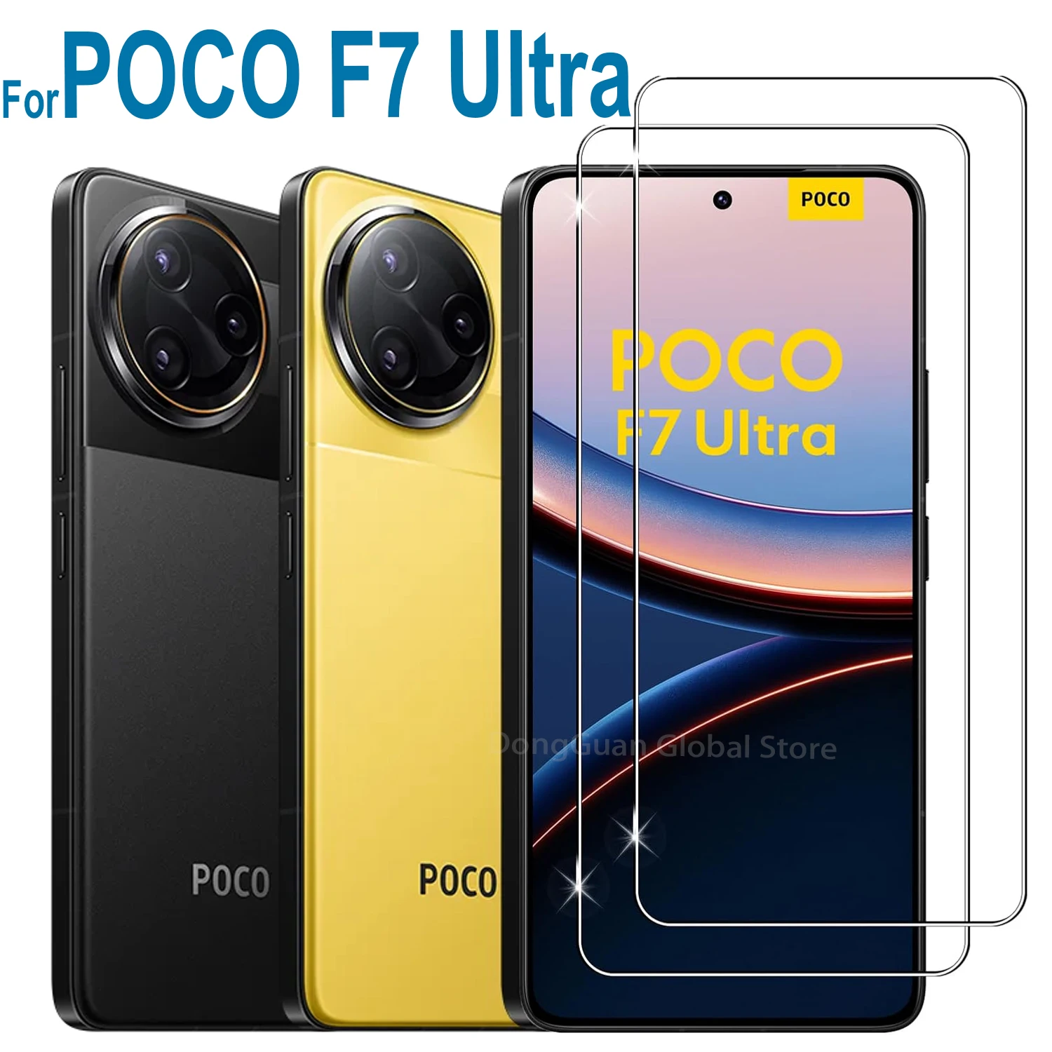 

1/2/3/4Pcs For Xiaomi POCO POCO F7 Ultra Tempered Glass Screen Protector Glass
