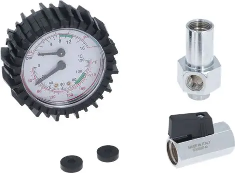 Portafilter Pressure Temp Gauge Black Tester Kit ø 3/8 Espresso - Rocket Gaggia 5173101