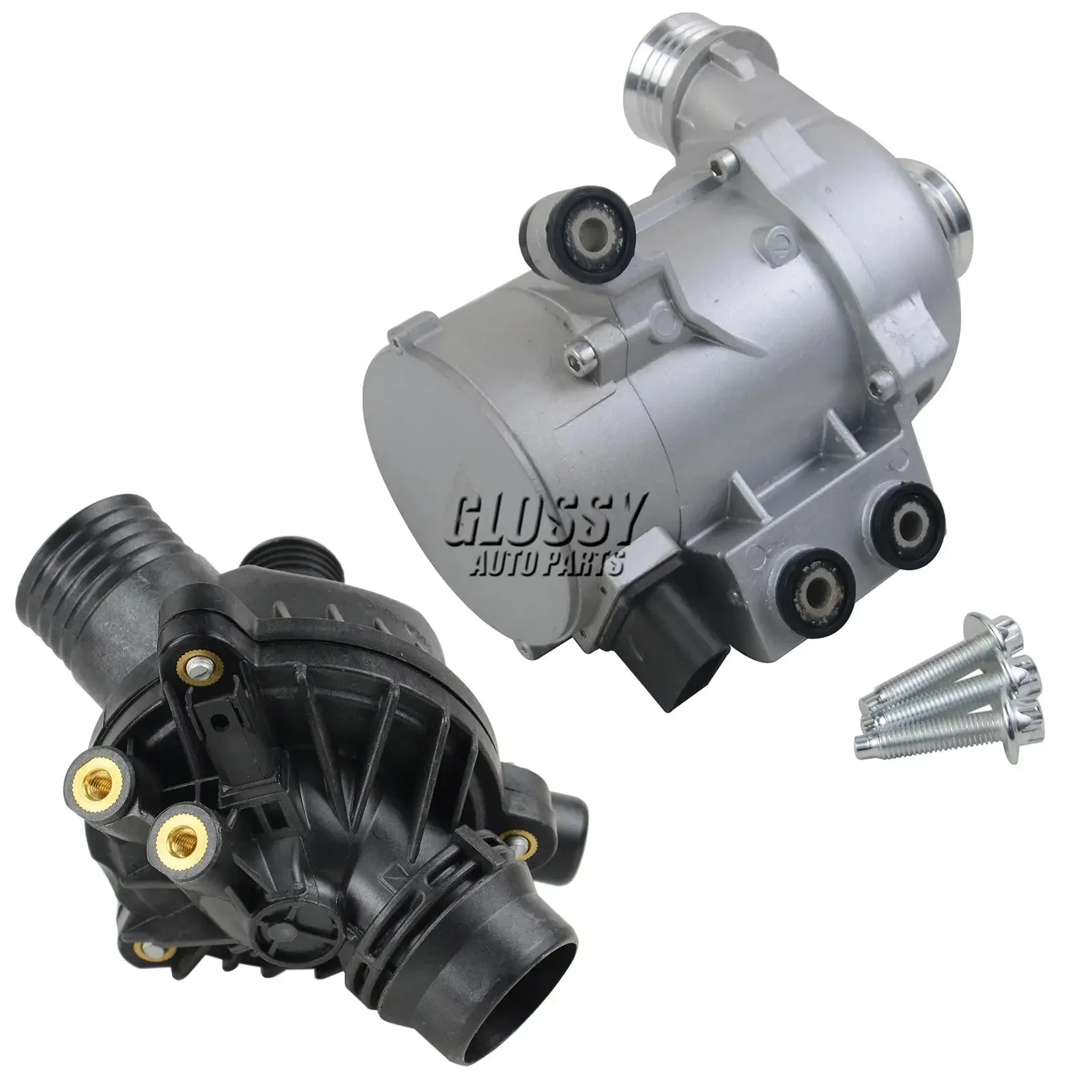 AP03 مضخة مياه كهربائية جديدة + مجموعة ترموستات N52 N53 N54 لسيارات BMW 128i 325i 328i 330i 525i 528i 530i X1 X3 X5 Z4 11517546994