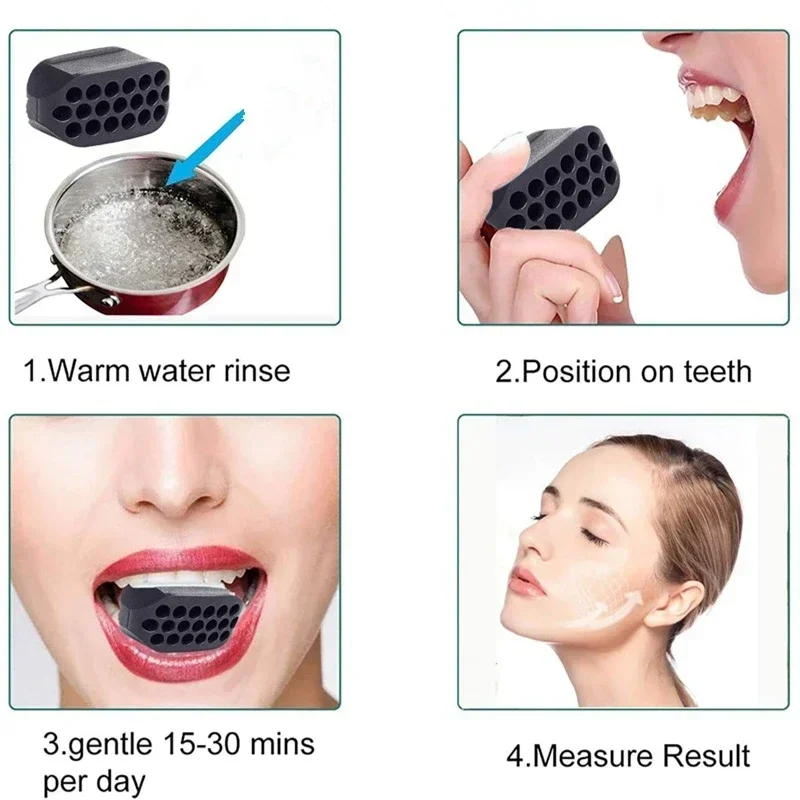 JawLine Exerciser Ball Fitness Face Facial pop n go Mouth Jawline Jaw Exerciser Muscl Chew Ball Chew Bite Breaker Training Body