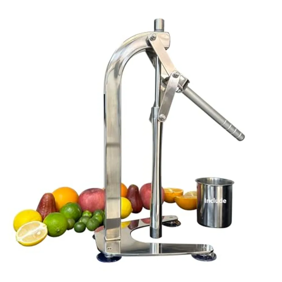 Manual Desktop Heavy Duty Lemon Smasher Orange Juicer Lemon Squeezer Lime Extractor Nut Grinder for Fruit and Nuts WN015