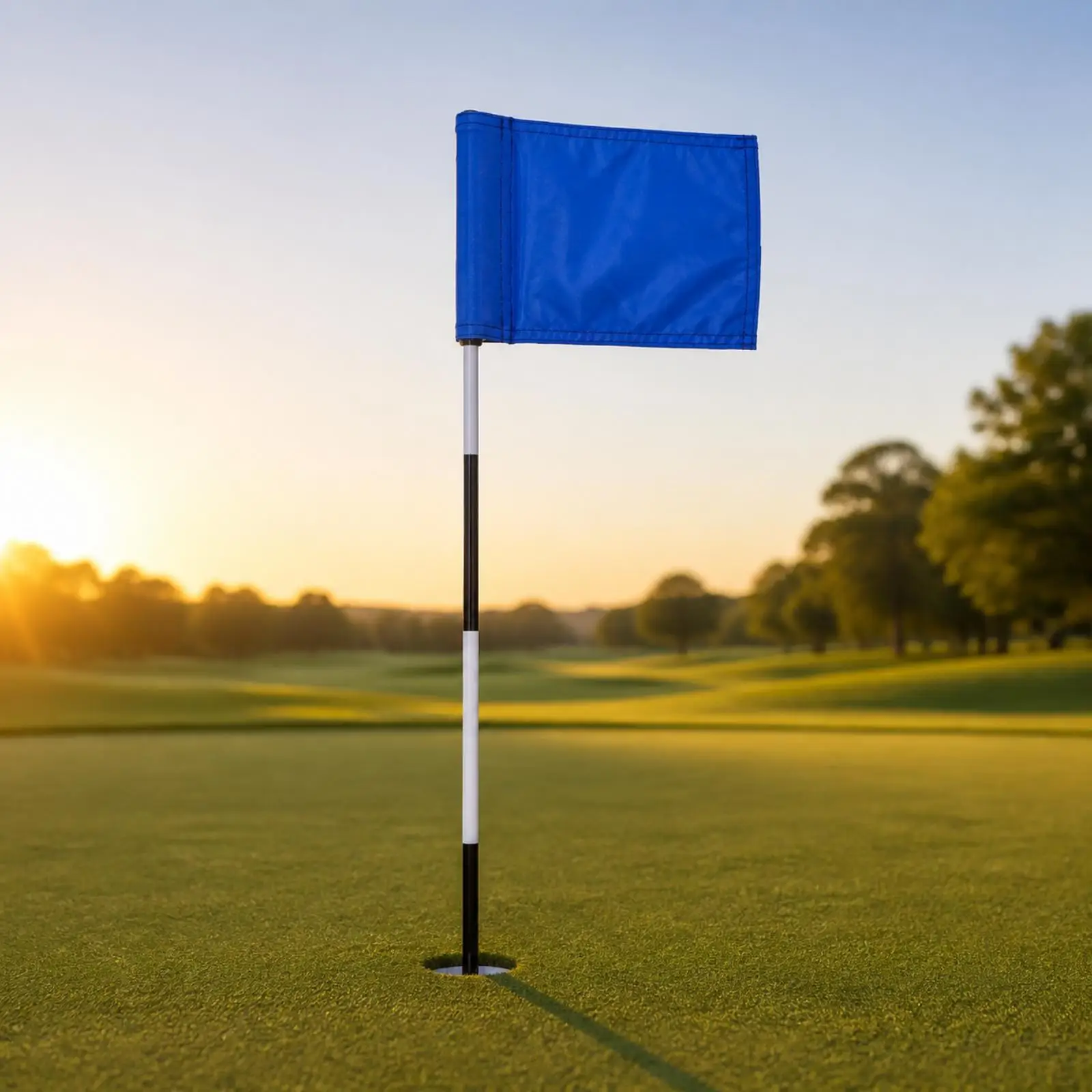 Golf Practice Flagpole for Backyard Net Setup Lightweight Marker for Improving Putting Accuracy