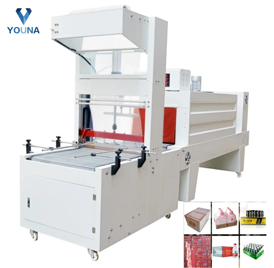 

Automatic PE Film Shrink Wrap Packing Machine For Milk Water Beer Carton Box Pallet Brick